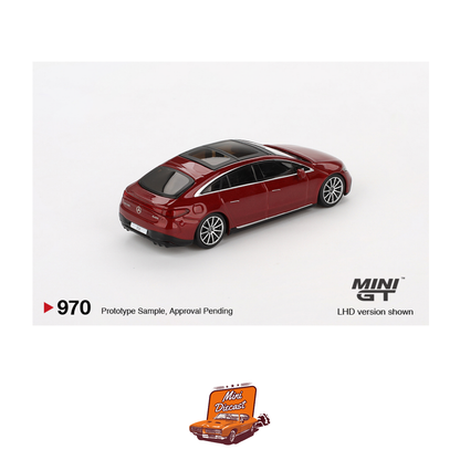 Mini GT #970 Mercedes-Benz EQS 580 4MATIC Red Metallic