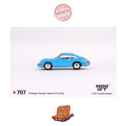 Mini GT #707 Porsche 901 1963 “Quickblau” (Open Box)