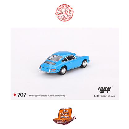 Mini GT #707 Porsche 901 1963 “Quickblau” (Open Box)