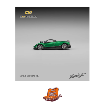 CM Model Pagani Zonda F Metallic (Emerald Green) (CM64-ZondaF-03)