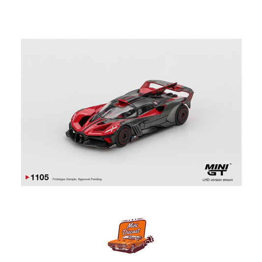 Mini GT #1105 Bugatti Bolide Red