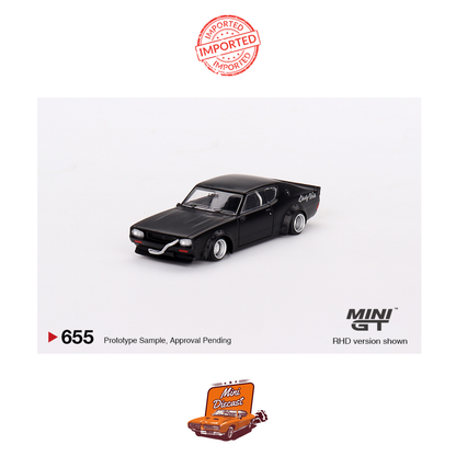 Mini GT #655 Nissan Skyline Kenmeri Liberty Walk (Matt Black)