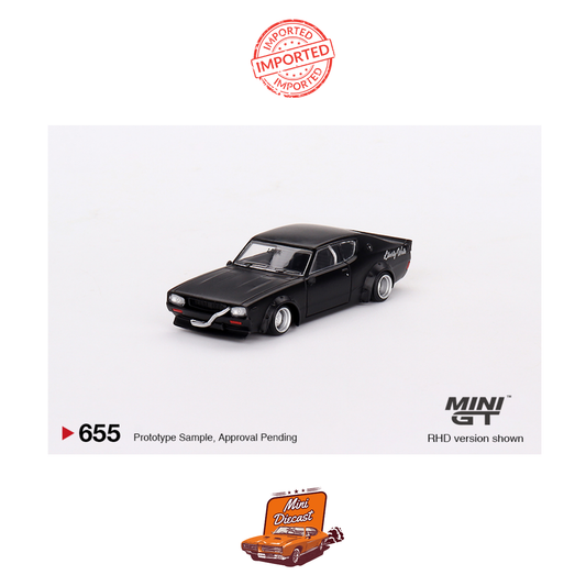Mini GT #655 Nissan Skyline Kenmeri Liberty Walk (Matt Black)