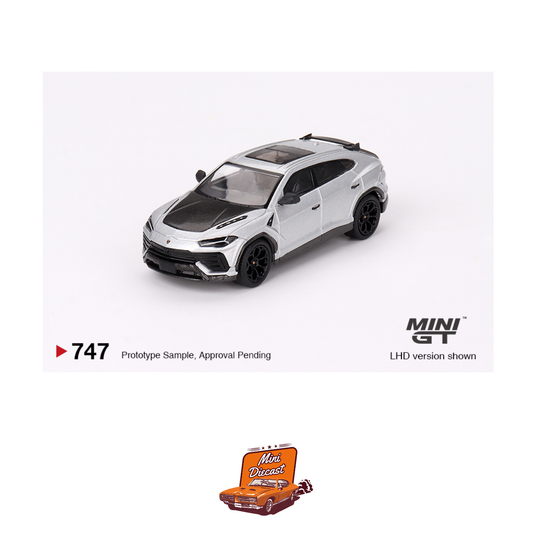 Mini GT #747 Lamborghini Urus Performante Grigio Nimbus