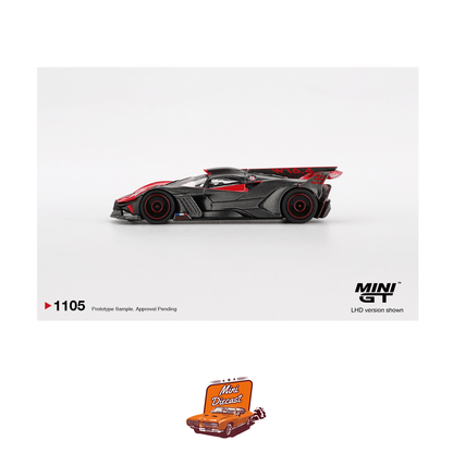 Mini GT #1105 Bugatti Bolide Red