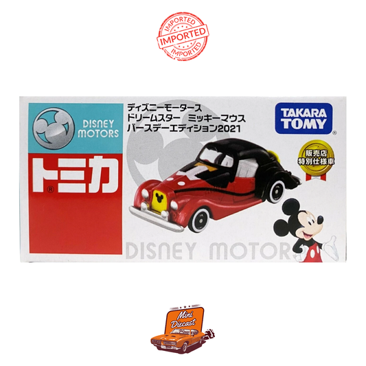 Takara Tomy Tomica Disney Motors Mickey Mouse Birthday Edition 2021