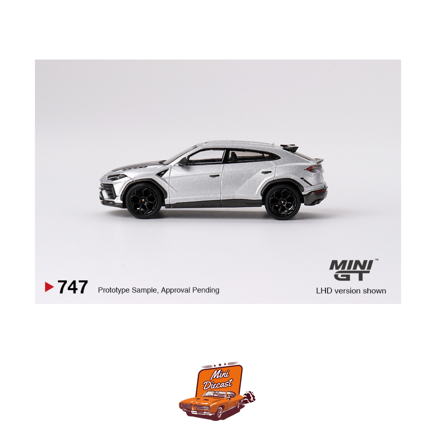Mini GT #747 Lamborghini Urus Performante Grigio Nimbus