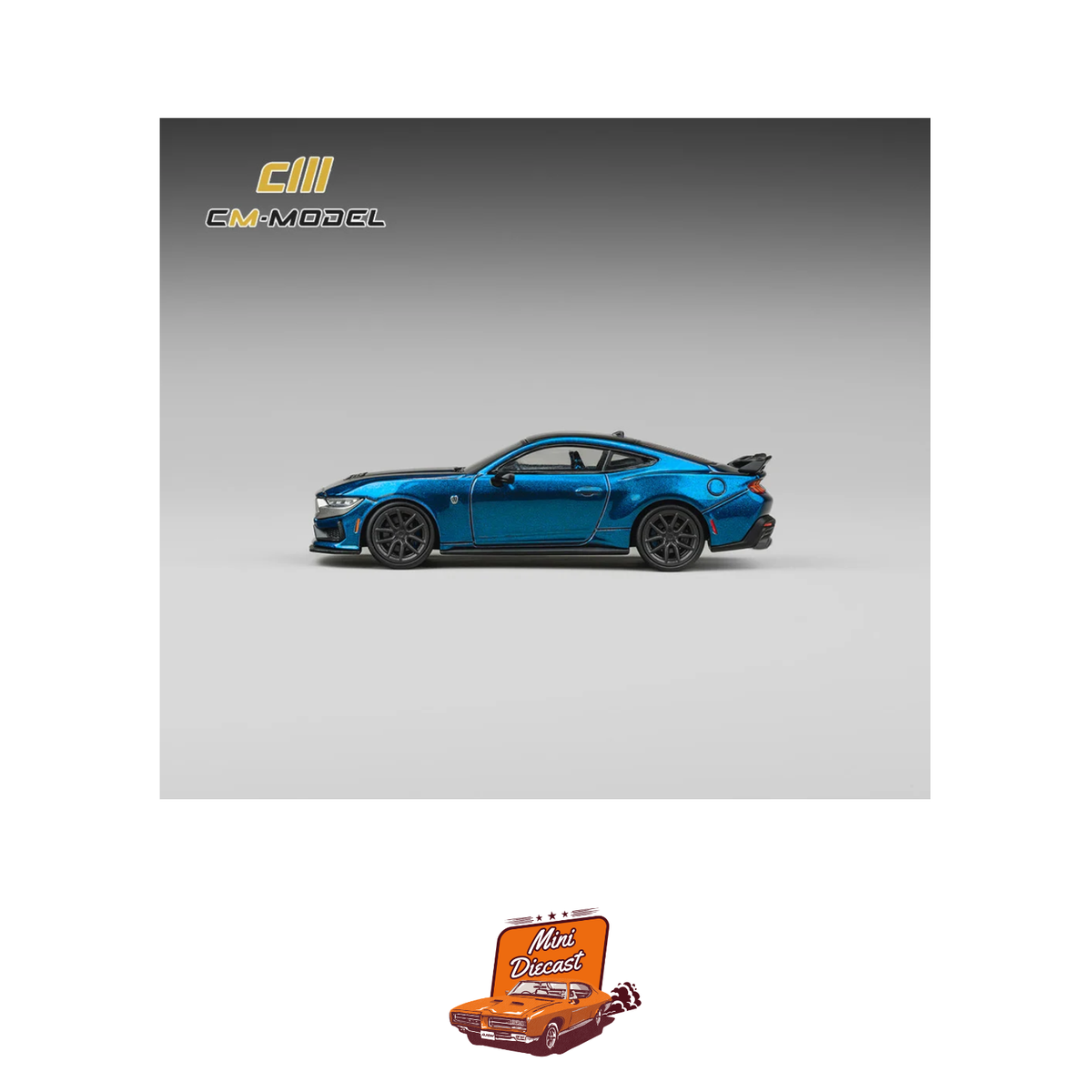 CM Model Ford Mustang Dark Horse Blue Ember Metallic (CM64-DarkHorse-01)