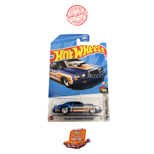 Hot Wheels Mainline – ’86 Ford Thunderbird Pro Stock (Imported)