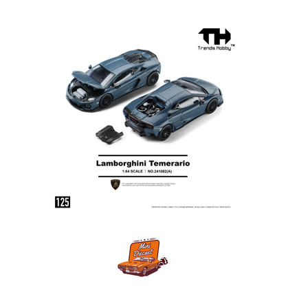 Trends Hobby Lamborghini Temerario Matte Blue 1:64 (241082(A))