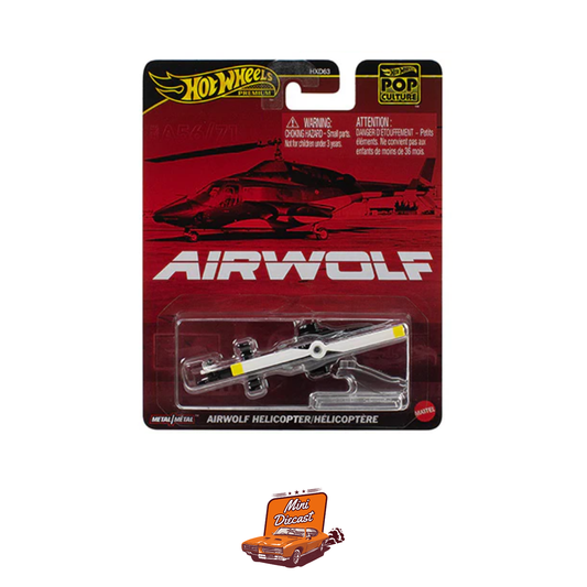 Hot Wheels Premium Pop Culture Airwolf Helicopter (Airwolf)