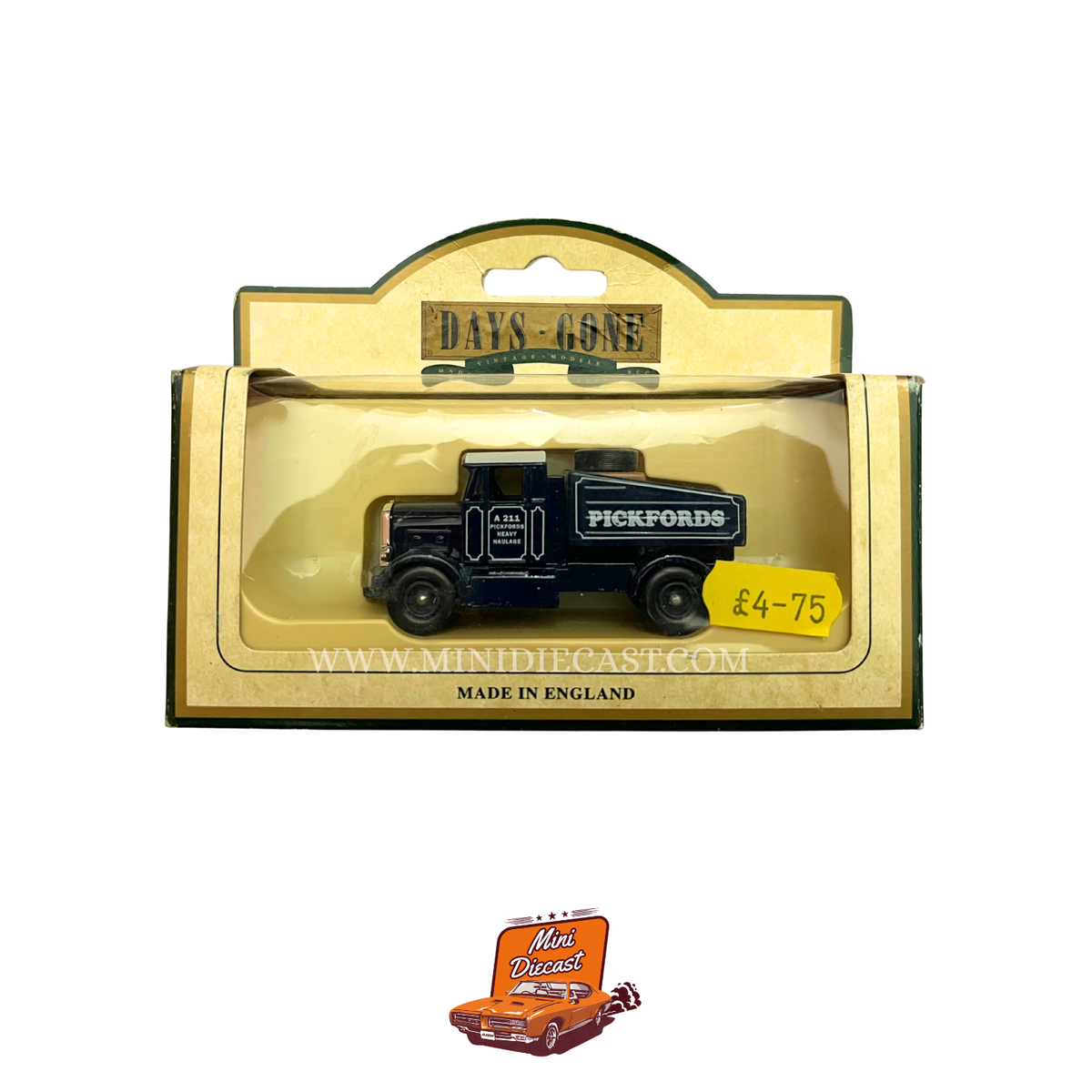 Lledo Days Gone Vintage Models 1937 Scammekk Tractor Pickfords (80000)