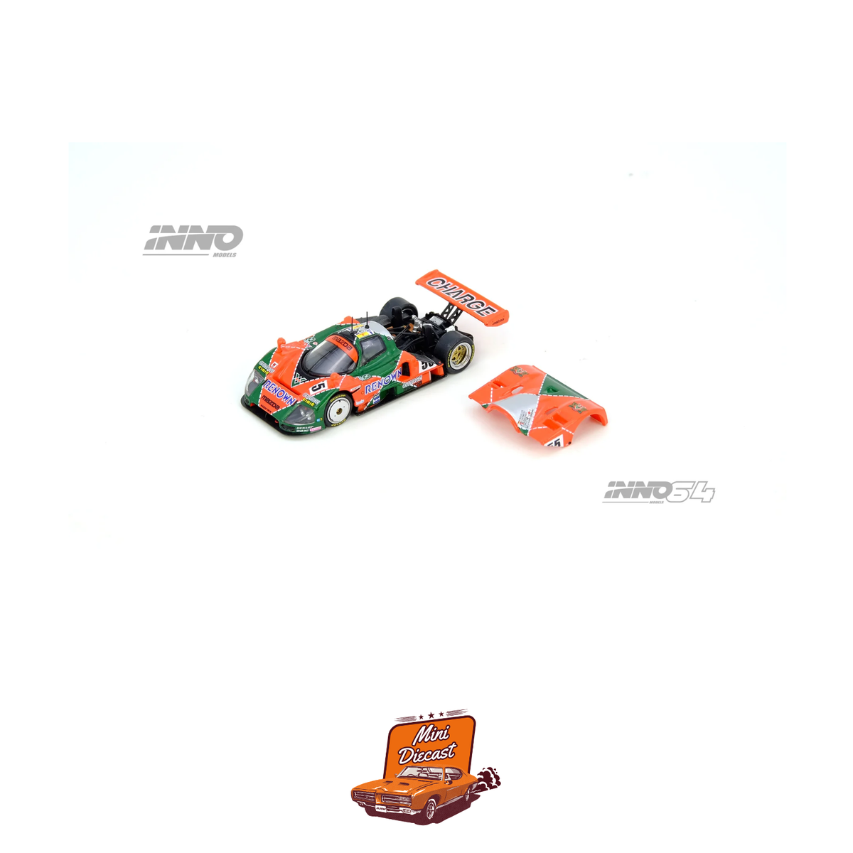INNO64 Mazda 787B Winner at 24 Hours of Le Mans 1991 IN64-787B-LM91W