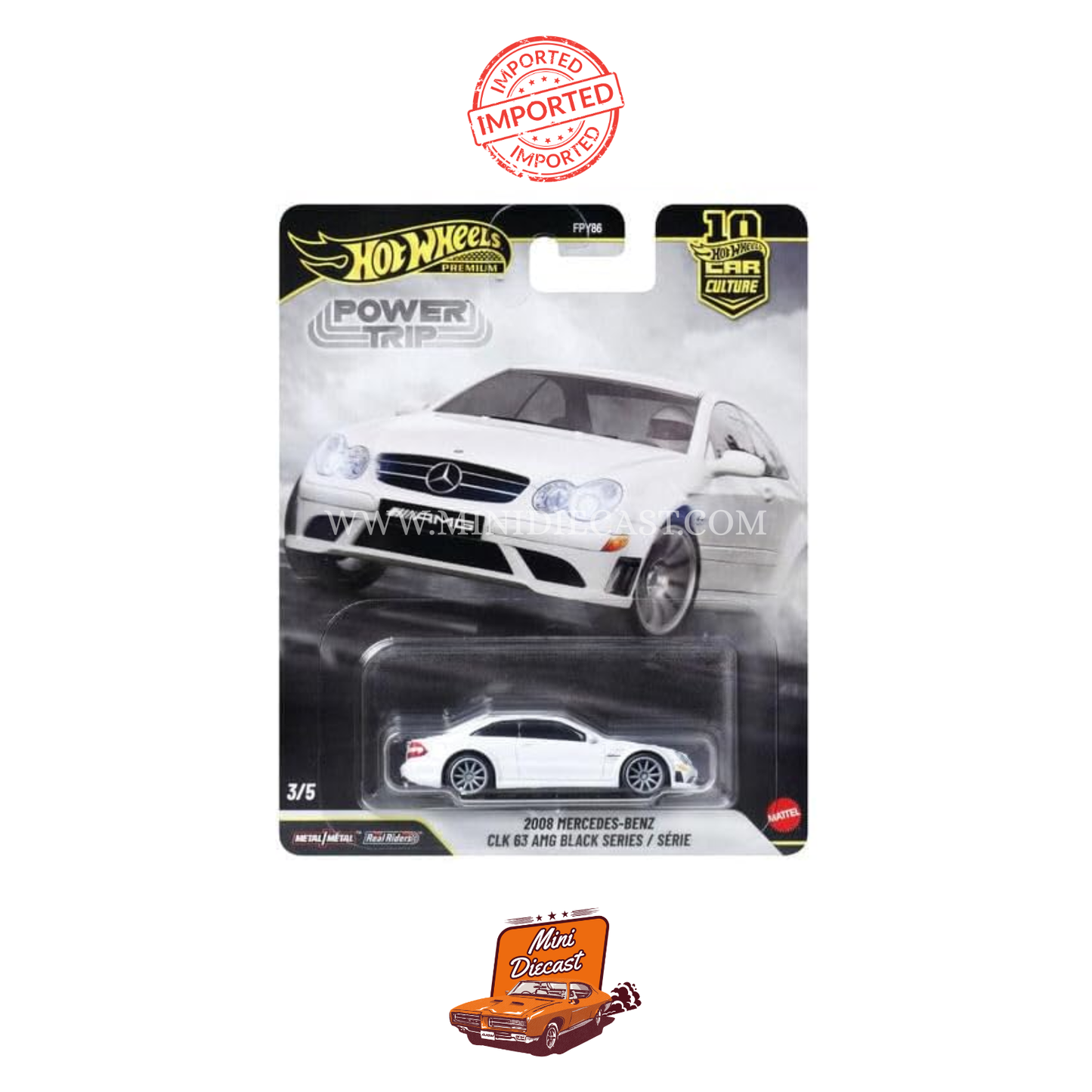 Hot Wheels Premium Car Culture Power Trip – Set of 5 (Imported)