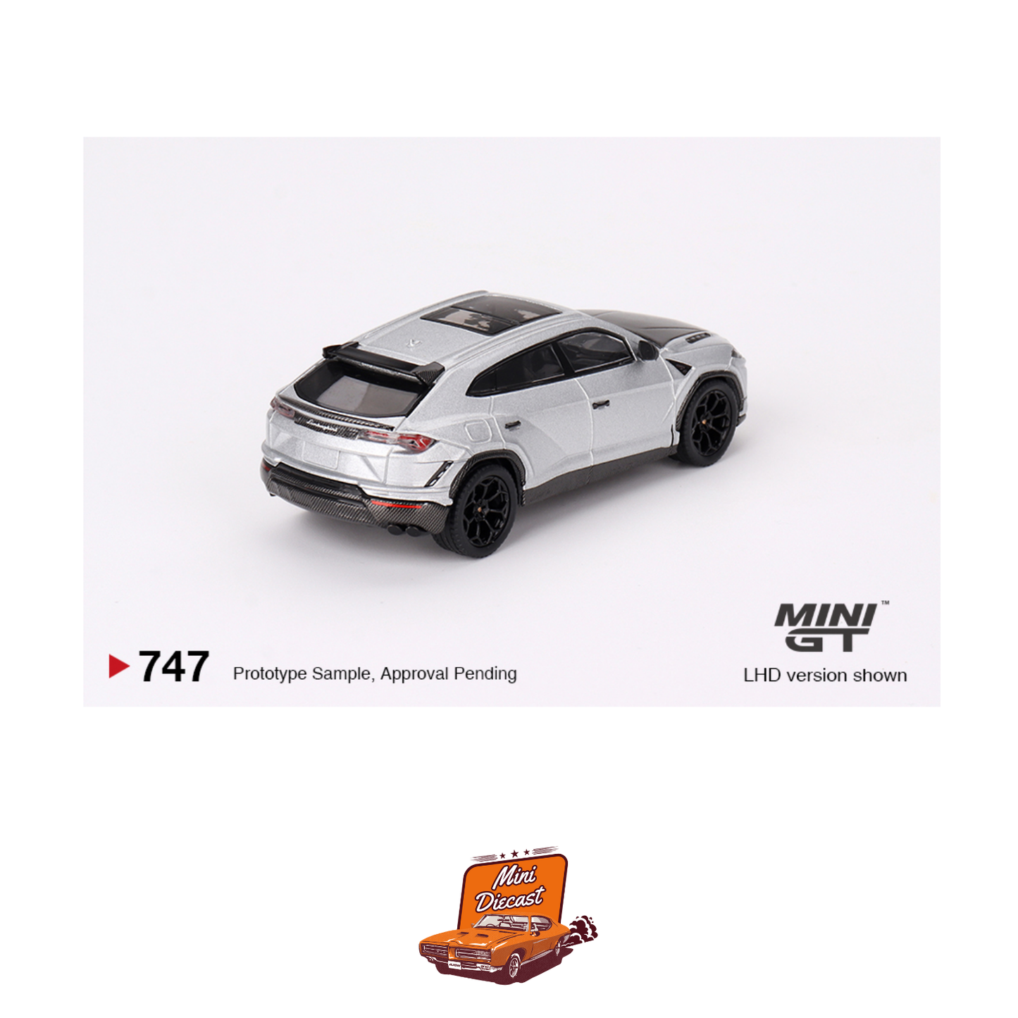Mini GT #747 Lamborghini Urus Performante Grigio Nimbus