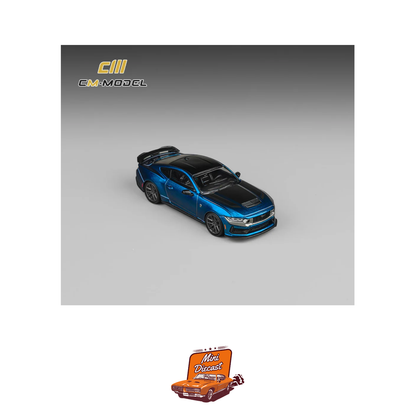 CM Model Ford Mustang Dark Horse Blue Ember Metallic (CM64-DarkHorse-01)