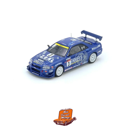 INNO64 Nissan Skyline GT-R (R34) #3 "Endless Advan" Super Taikyu Series 2002 Winner IN64-R34-STS02W