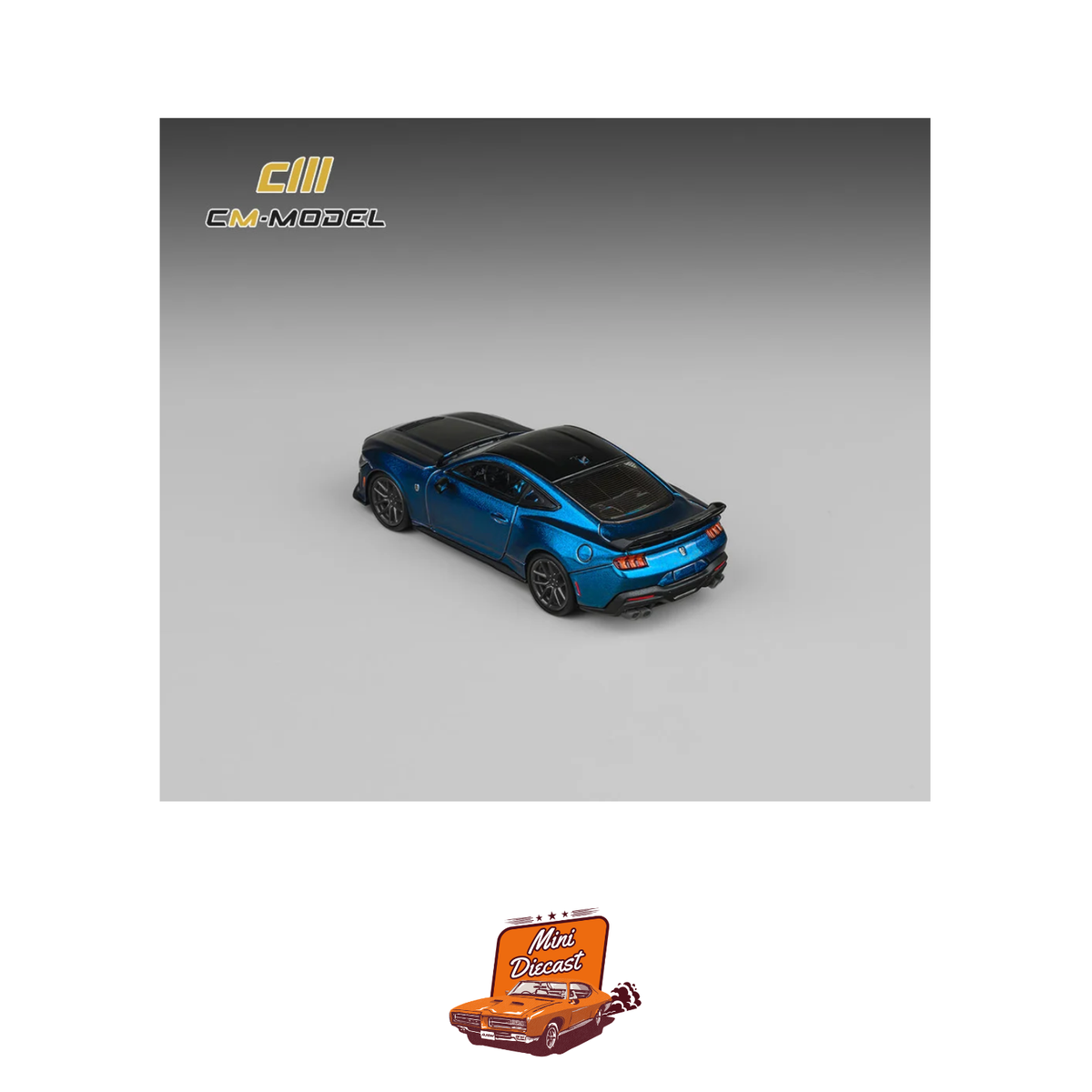CM Model Ford Mustang Dark Horse Blue Ember Metallic (CM64-DarkHorse-01)