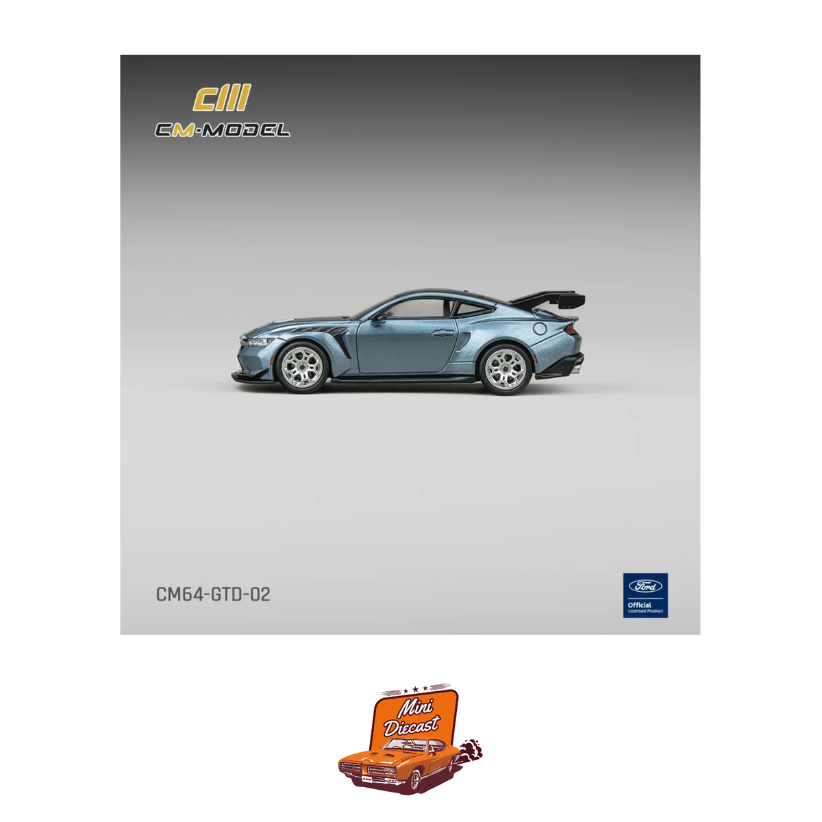 CM Model Ford Mustang GTD (Blue) (CM64-GTD-02)