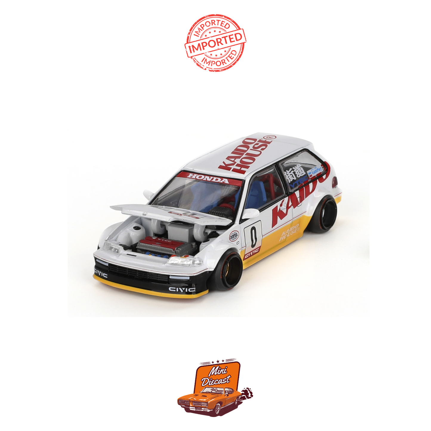 Mini GT #139 Kaido House Honda Civic (EF) Kanjo V1