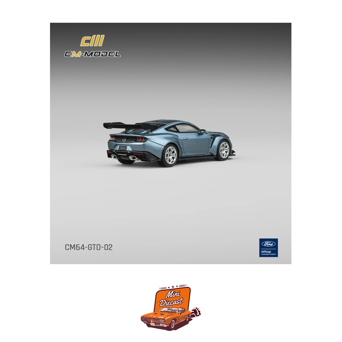CM Model Ford Mustang GTD (Blue) (CM64-GTD-02)