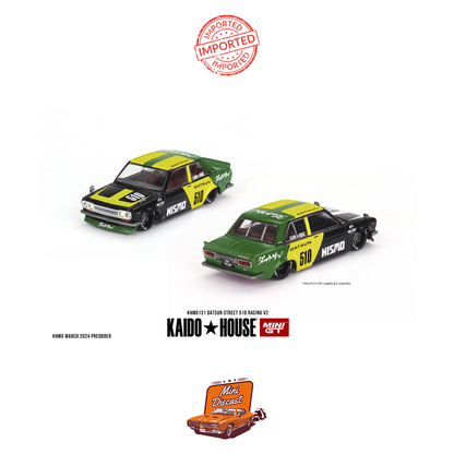 Mini GT #131 Kaido House Datsun Street 510 Racing V2