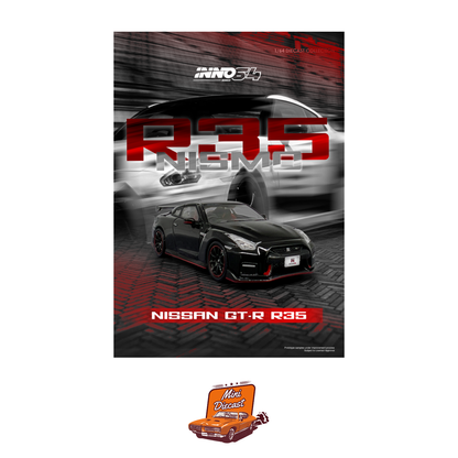 INNO64 Nissan GT-R (R35) Nismo Black IN64-R35N-BLA