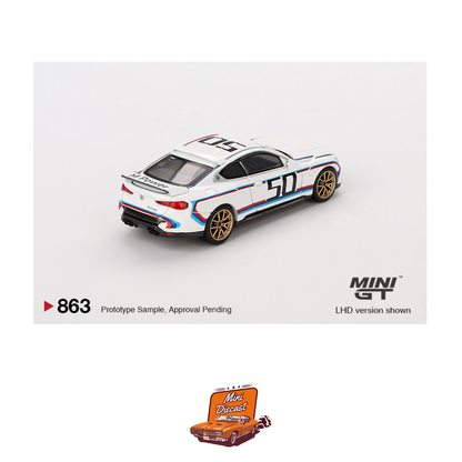 Mini GT #863 BMW 3.0 CSL White (Imported)