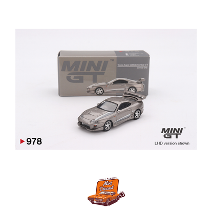 Mini GT #978 Toyota Supra VeilSide Combat V-II Combat Grey (Imported)