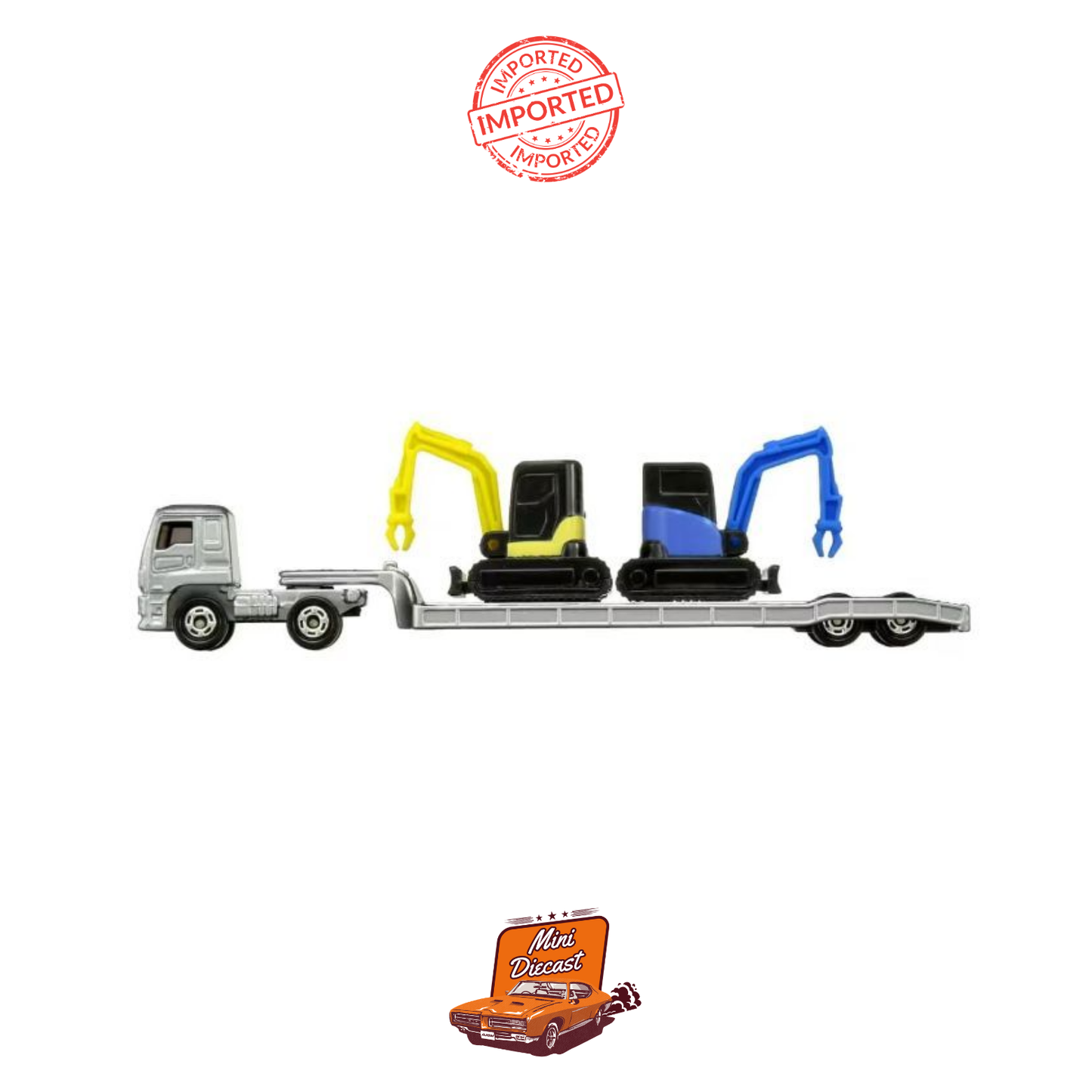 Takara Tomy Tomica No.142 Isuzu Giga Heavy Construction Machinery Transporter