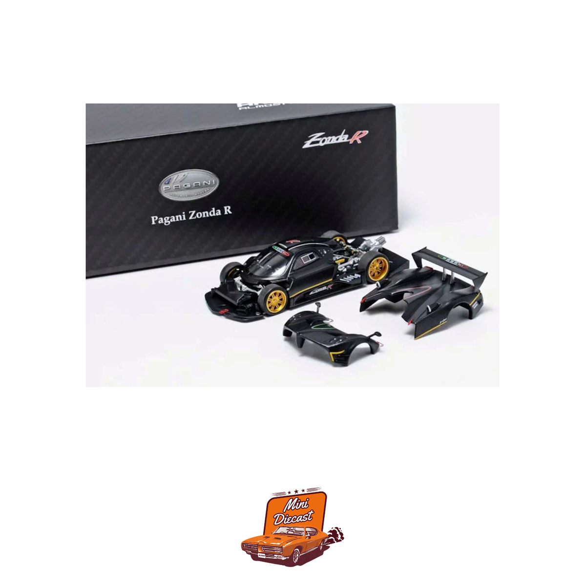 Almost Real AR Box Pagani Zonda R Full Carbon (M69101)