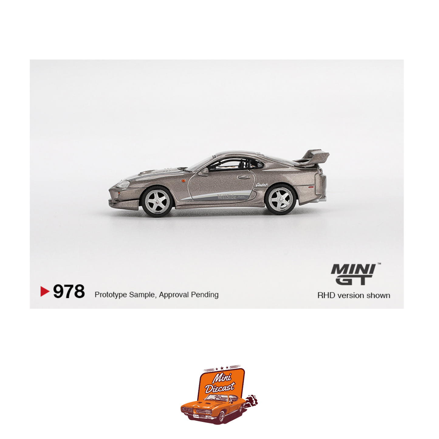 Mini GT #978 Toyota Supra VeilSide Combat V-II Combat Grey (Imported)