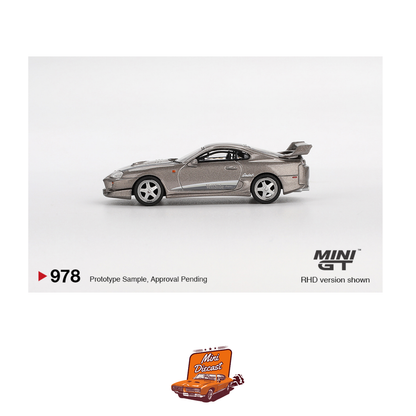Mini GT #978 Toyota Supra VeilSide Combat V-II Combat Grey (Imported)