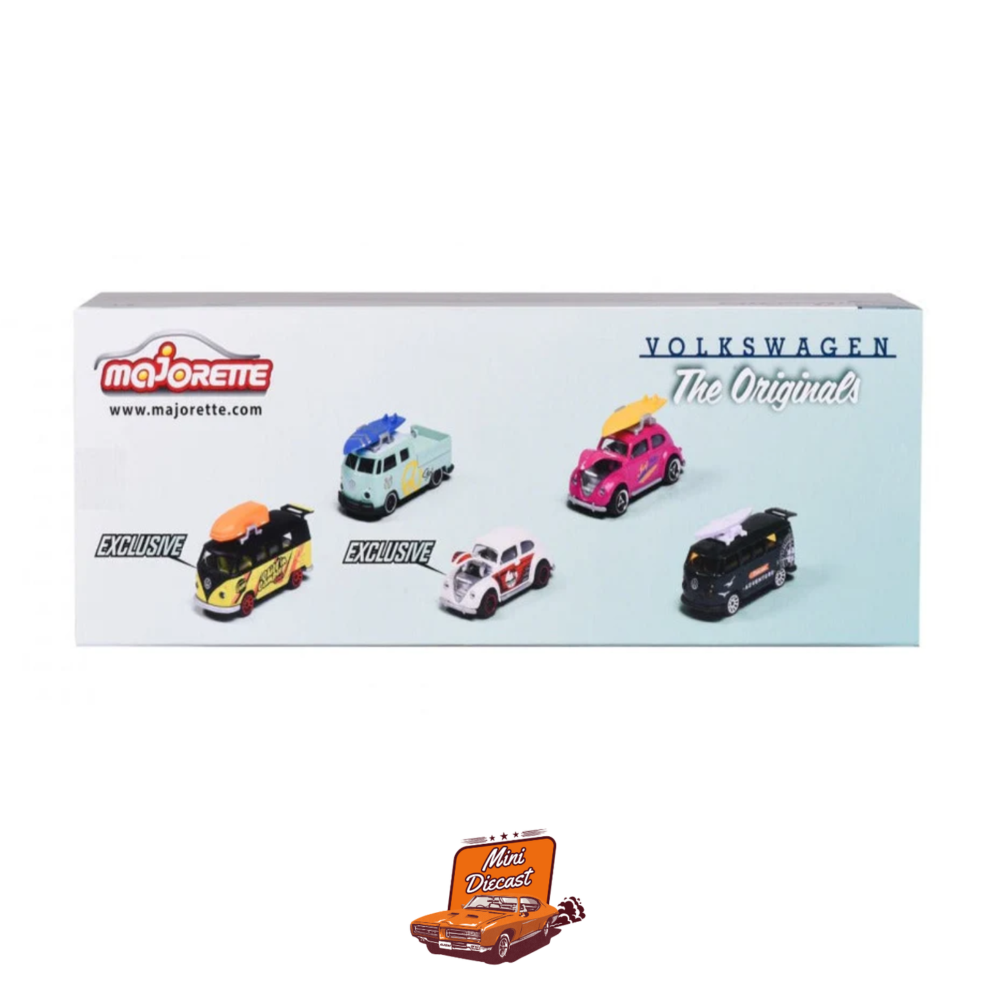 Majorette Volkswagen The Originals – 5 Cars Gift Pack