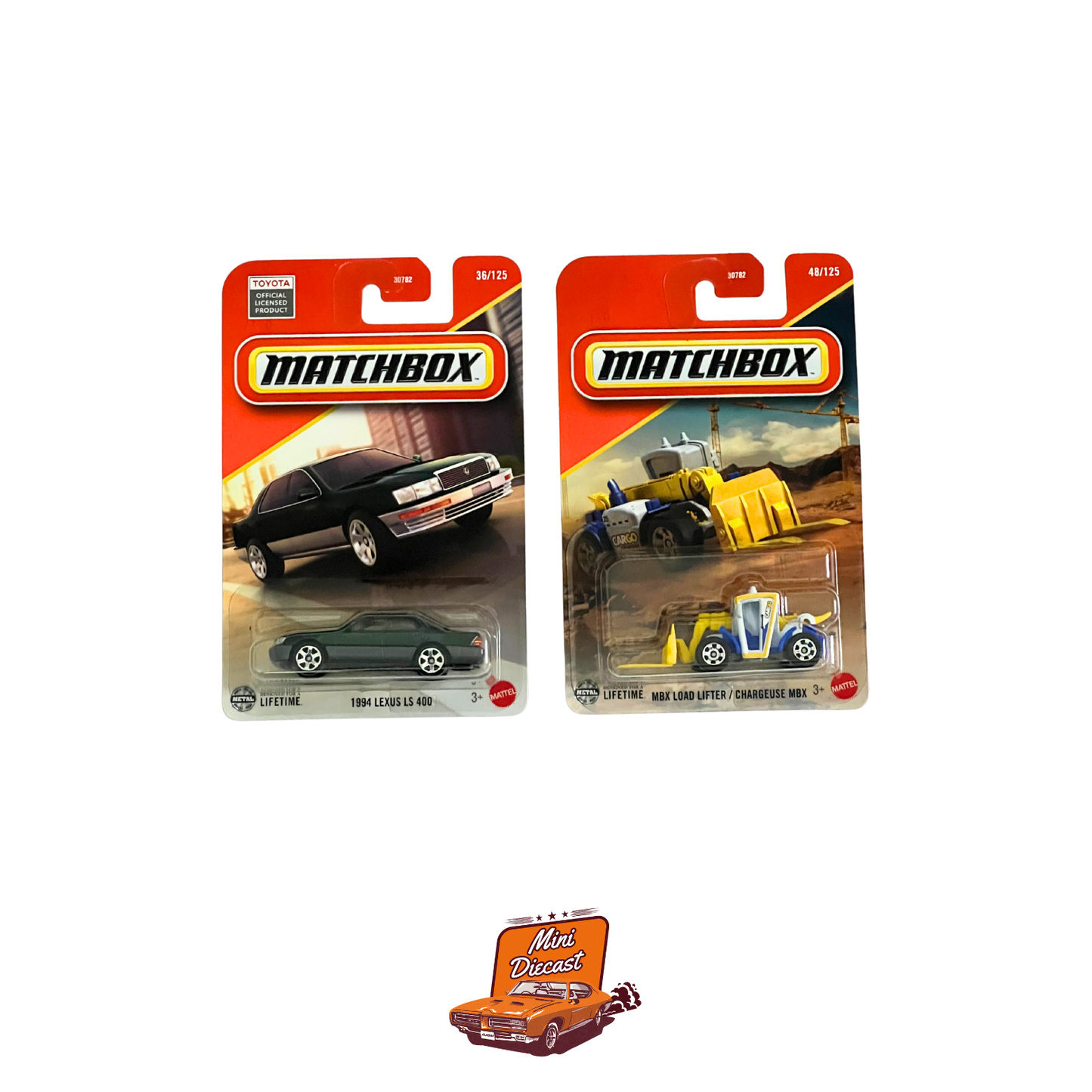 Matchbox (Set of 2) – 1994 Lexus LS 400 / MBX Load Lifter