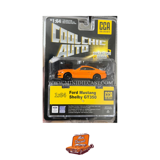 CCA Ford Mustang Shelby GT350 Orange – Blister Pack (With Stackable Display Box)