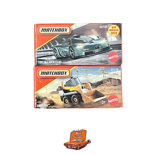 Matchbox (Set of 2) – 1997 McLaren F1 GT / Skidster™