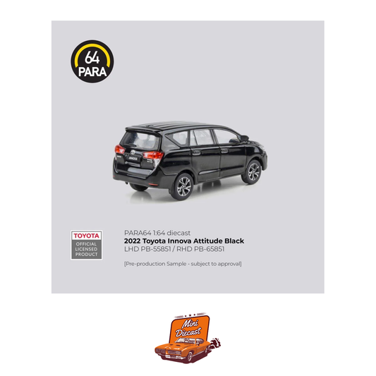 PARA64 2022 Toyota Innova – Attitude Black (1:64 Scale)