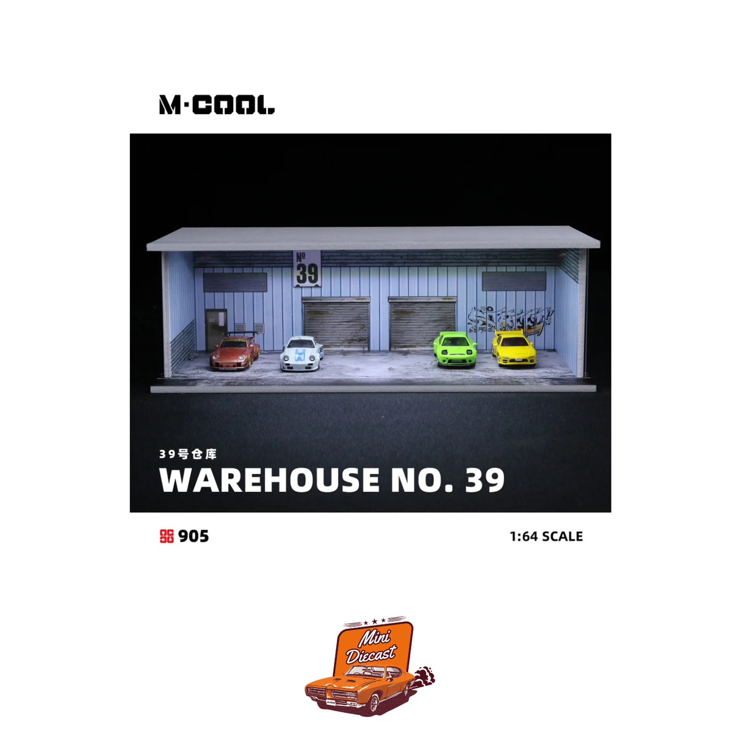 MoreArt M·COOL 1:64 Assembly Scene of Warehouse 39 (MC914905) (With Light)