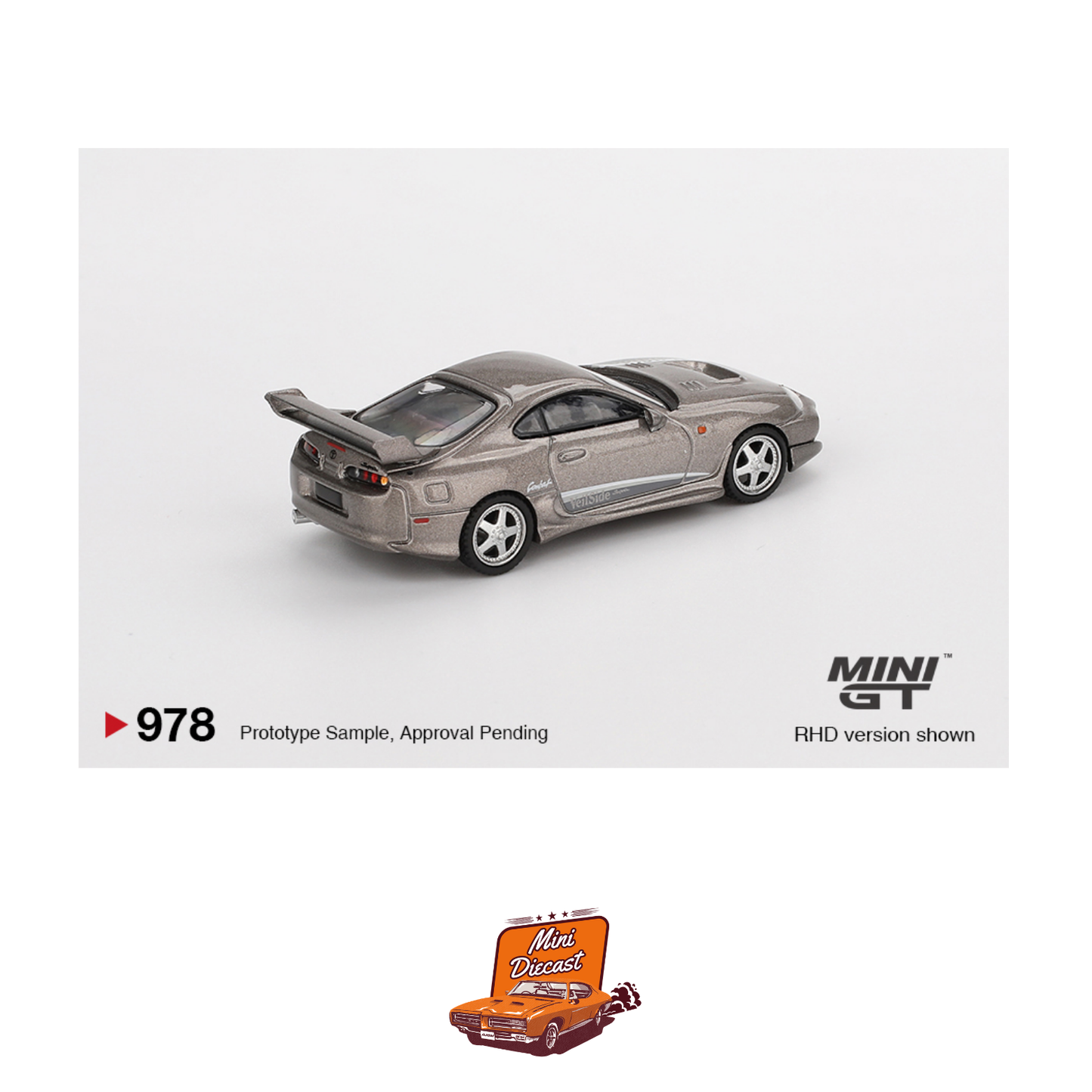 Mini GT #978 Toyota Supra VeilSide Combat V-II Combat Grey (Imported)