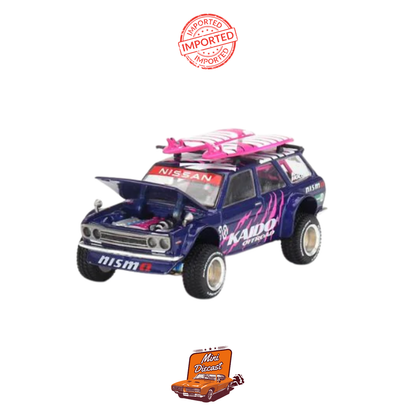 Mini GT #149 Kaido House Datsun 510 4X4 Wagon Kaido Offroad V2