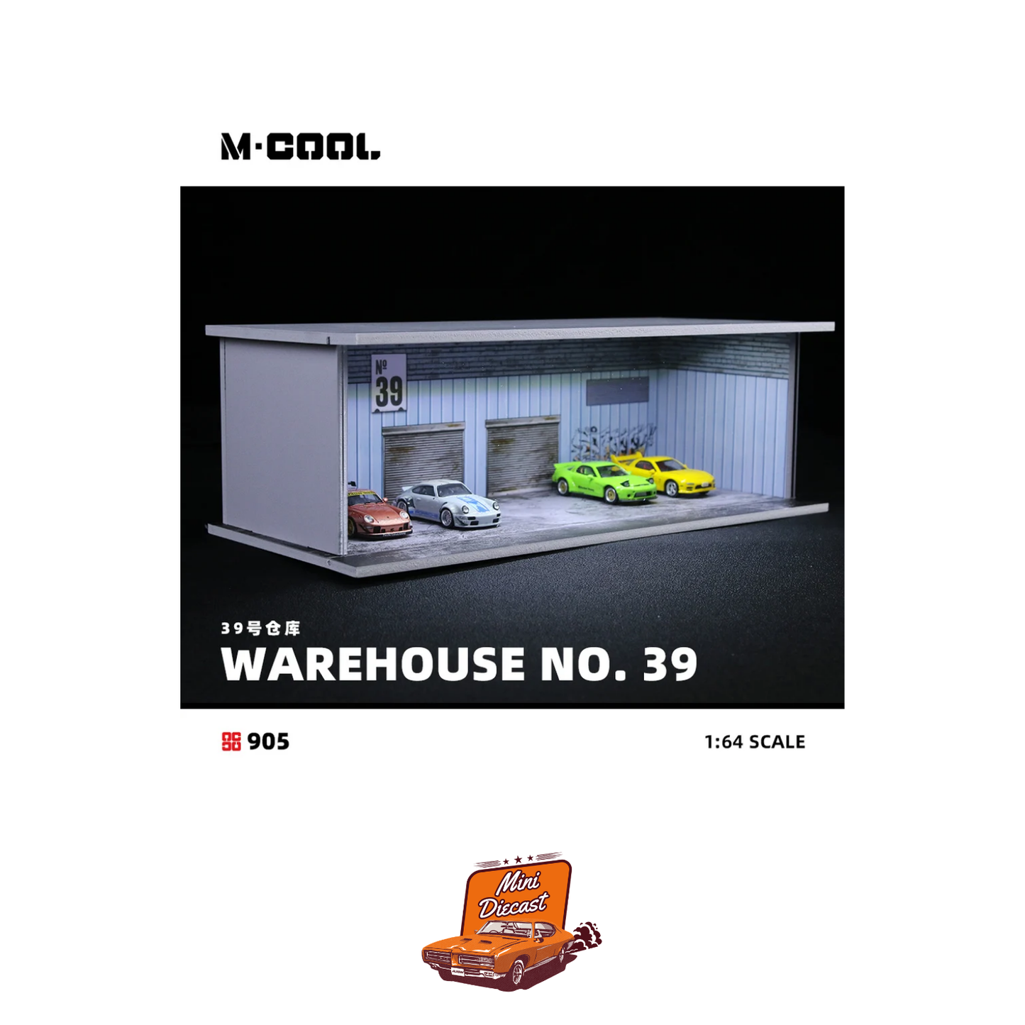 MoreArt M·COOL 1:64 Assembly Scene of Warehouse 39 (MC914905) (With Light)