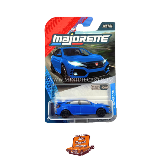 Majorette Showroom Premium Cars Honda Civic Type R Blue