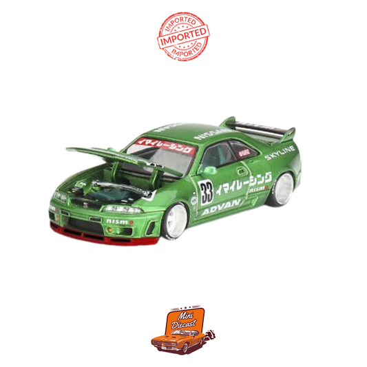 Mini GT #150 Kaido House Nissan Skyline GT-R (R33) IMAI Racing V1