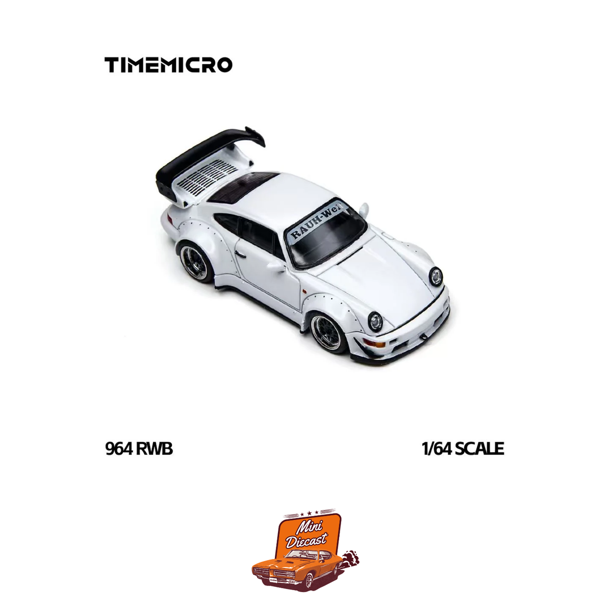 Time Micro RWB 964 Porsche White (TM648502)