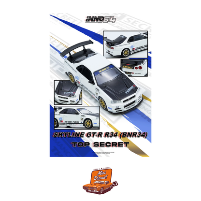 INNO64 Top Secret GT-R (R34) White IN64-R34TS-WHI