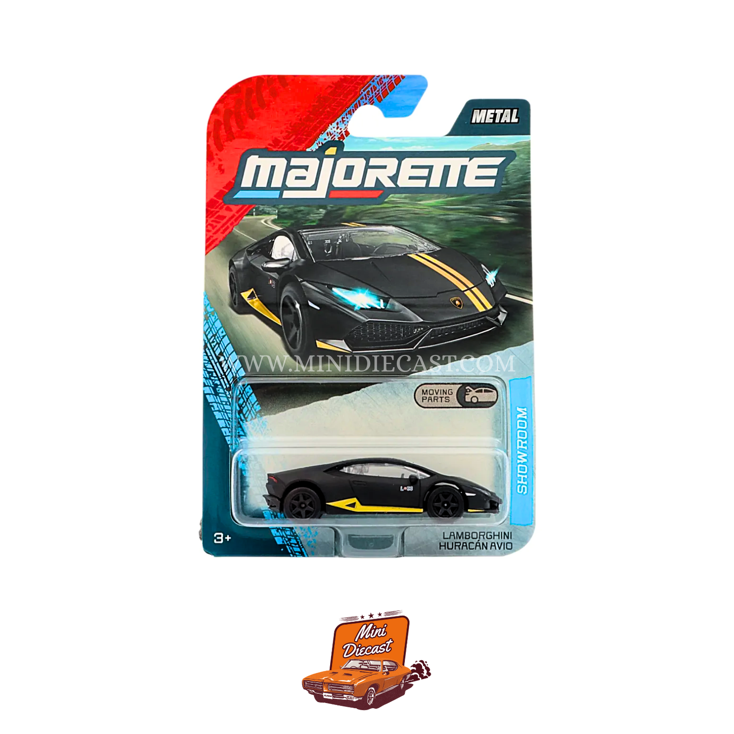 Majorette Showroom Premium Cars Lamborghini Huracán Avio Matt Black