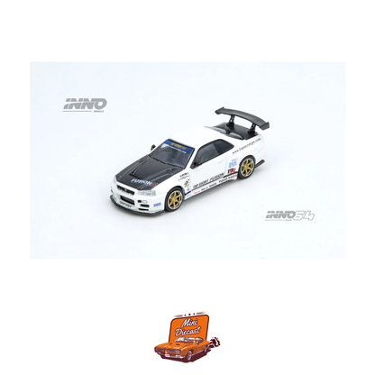 INNO64 Top Secret GT-R (R34) White IN64-R34TS-WHI