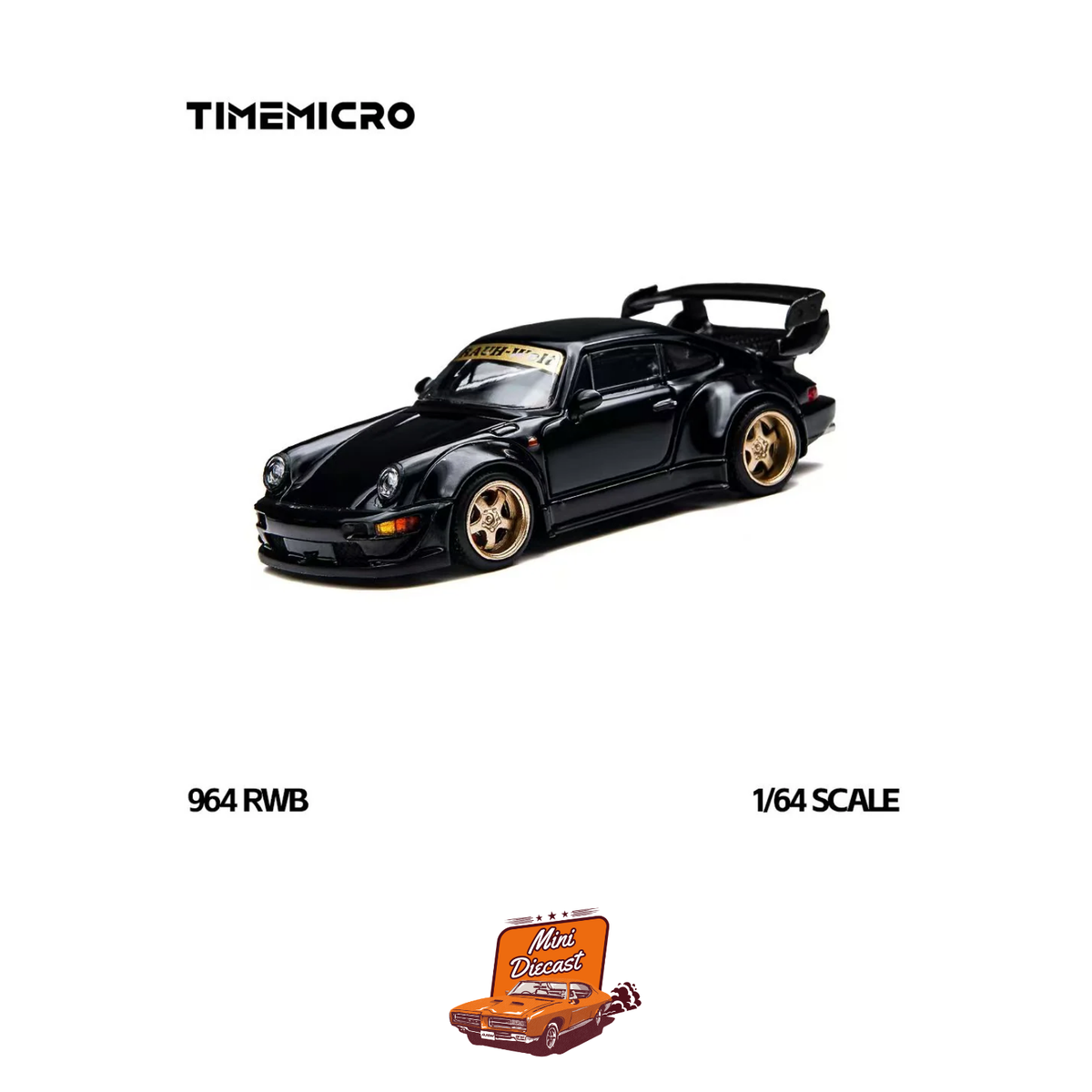 Time Micro Porsche RWB 964 Black (TM648503)