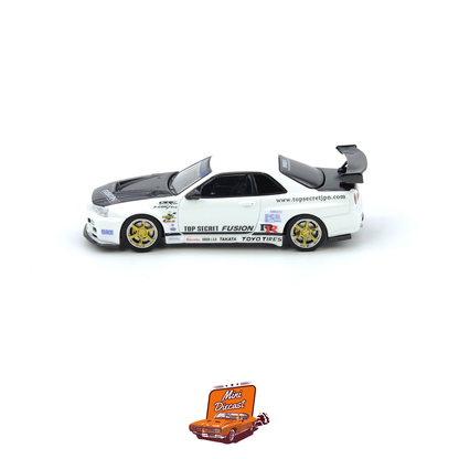 INNO64 Top Secret GT-R (R34) White IN64-R34TS-WHI